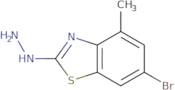 6-Bromo-2-hydrazino-4-methyl-1,3-benzothiazole