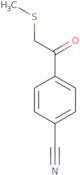 4-[2-(Methylsulfanyl)acetyl]benzonitrile