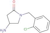 4-amino-1-[(2-chlorophenyl)methyl]pyrrolidin-2-one