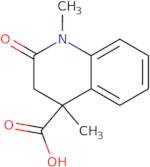 1,4-Dimethyl-2-oxo-1,2,3,4-tetrahydroquinoline-4-carboxylic acid