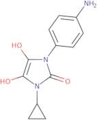 1-(4-Aminophenyl)-3-cyclopropyl-4,5-dihydroxy-1,3-dihydro-2H-imidazol-2-one