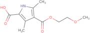 4-[(2-Methoxyethoxy)carbonyl]-3,5-dimethyl-1H-pyrrole-2-carboxylic acid