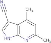 4,6-Dimethyl-1H-pyrrolo[2,3-b]pyridine-3-carbonitrile