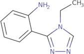2-(4-Ethyl-4H-1,2,4-triazol-3-yl)aniline