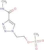 2-[4-(Methylcarbamoyl)-1H-1,2,3-triazol-1-yl]ethylmethanesulfonate