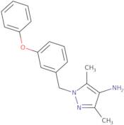 3,5-Dimethyl-1-[(3-phenoxyphenyl)methyl]-1H-pyrazol-4-amine