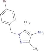 1-[(4-Bromophenyl)methyl]-3,5-dimethyl-1H-pyrazol-4-amine