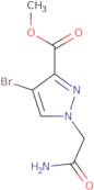 Methyl 4-bromo-1-(carbamoylmethyl)-1H-pyrazole-3-carboxylate