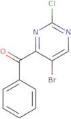 (5-Bromo-2-chloropyrimidin-4-yl)(phenyl)methanone