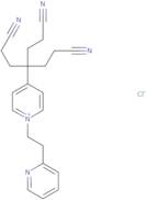 4-[1,5-Dicyano-3-(2-cyanoethyl)pentan-3-yl]-1-[2-(pyridin-2-yl)ethyl]pyridinium chloride