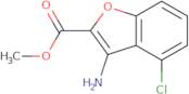 3-Amino-4-chloro-benzofuran-2-carboxylic acid methyl ester