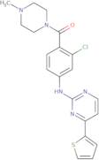 (2-Chloro-4-(4-(thiophen-2-yl)pyrimidin-2-ylamino)phenyl)(4-methylpiperazin-1-yl)methanone