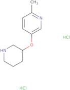2-Methyl-5-(piperidin-3-yloxy)pyridine dihydrochloride