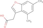 (4,6-Dimethyl-1-benzofuran-3-yl)acetic acid