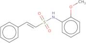 N-(2-Methoxyphenyl)-2-phenylethene-1-sulfonamide