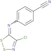 4-{[(5Z)-4-Chloro-5H-1,2,3-dithiazol-5-ylidene]amino}benzonitrile