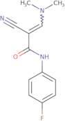 (2E)-2-Cyano-3-(dimethylamino)-N-(4-fluorophenyl)prop-2-enamide