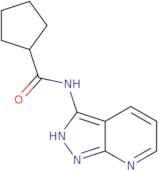 N-(1H-Pyrazolo[3,4-b]pyridin-3-yl)cyclopentanecarboxamide