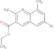 6-Bromo-2,8-dimethylquinoline-3-carboxylic acid ethyl ester