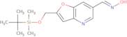 (E)-2-((tert-Butyldimethylsilyloxy)methyl)furo[3,2-b]pyridine-6-carbaldehyde oxime