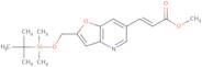 (E)-Methyl 3-(2-((tert-butyldimethylsilyloxy)methyl)furo[3,2-b]pyridin-6-yl)acrylate