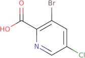 3-Bromo-5-chloropyridine-2-carboxylic acid