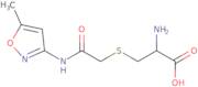 2-Amino-3-({[(5-methyl-1,2-oxazol-3-yl)carbamoyl]methyl}sulfanyl)propanoic acid