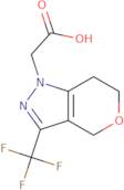 2-[3-(Trifluoromethyl)-1H,4H,6H,7H-pyrano[4,3-c]pyrazol-1-yl]acetic acid