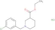 1-(3-Chloro-benzyl)-piperidine-3-carboxylic acid ethyl ester hydrochloride