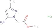 Methyl 2-(5-amino-3-methyl-1H-pyrazol-1-yl)acetate hydrochloride