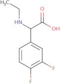 2-(3,4-Difluorophenyl)-2-(ethylamino)acetic acid