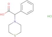 2-Phenyl-2-(thiomorpholin-4-yl)acetic acid hydrochloride