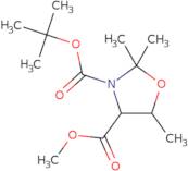 3-tert-Butyl 4-methyl 2,2,5-trimethyl-1,3-oxazolidine-3,4-dicarboxylate