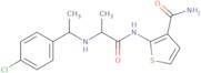 2-(2-{[1-(4-Chlorophenyl)ethyl]amino}propanamido)thiophene-3-carboxamide