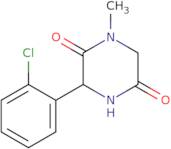 3-(2-Chlorophenyl)-1-methylpiperazine-2,5-dione