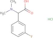 2-(Dimethylamino)-2-(3-fluorophenyl)acetic acid hydrochloride