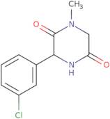 3-(3-Chlorophenyl)-1-methylpiperazine-2,5-dione