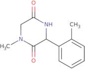 1-Methyl-3-(2-methylphenyl)piperazine-2,5-dione