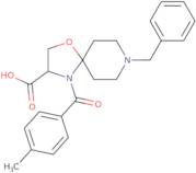 8-Benzyl-4-[(4-methylphenyl)carbonyl]-1-oxa-4,8-diazaspiro[4.5] decane-3-carboxylic acid