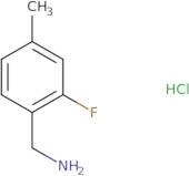 (2-Fluoro-4-methylphenyl)methanamine hydrochloride