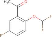 1-[2-(Difluoromethoxy)-5-fluorophenyl]ethan-1-one