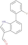 7-(2-Fluorophenyl)-1H-indole-3-carbaldehyde