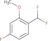 1-(Difluoromethyl)-4-fluoro-2-methoxybenzene