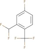 2-(Difluoromethyl)-4-fluoro-1-(trifluoromethyl)benzene