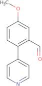 5-Methoxy-2-(pyridin-4-yl)benzaldehyde