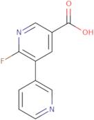 6-Fluoro-5-(pyridin-3-yl)nicotinic acid