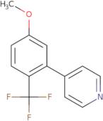 4-(5-Methoxy-2-(trifluoromethyl)phenyl)pyridine