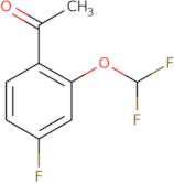 1-[2-(Difluoromethoxy)-4-fluorophenyl]ethan-1-one