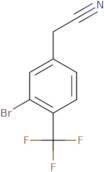 2-(3-Bromo-4-(trifluoromethyl)phenyl)acetonitrile