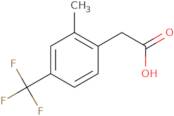 2-[2-Methyl-4-(trifluoromethyl)phenyl]acetic acid